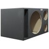 Caixa Trio Vazia Duto Régua P/ Woofer 12", Driver e Tweeter - 3