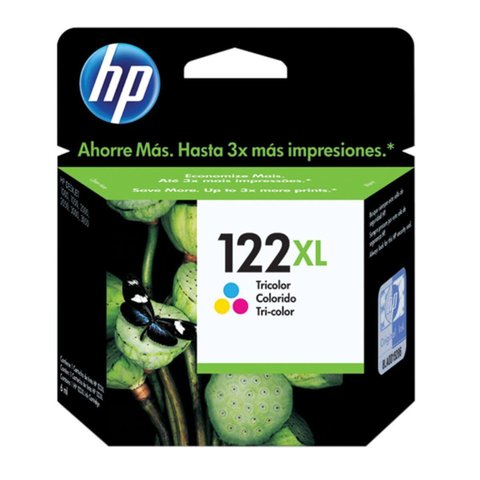 Cartucho de Tinta Hp 122xl Ch564hb Colorido Deskjet 1000 J110a 2000 J210a 2050 J510a 3050 J610a