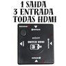 Mini Hdmi Switch Hub 3 Portas e 1 Saida, 1080p Auto Switch - 4