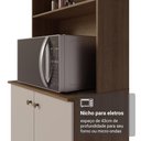 Ver imagem 7 de Armário de Cozinha Compacta 235cm Rustic/crema Gourmet Madesa Xc03 Rustic/crema