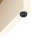 Ver imagem 4 de Mesa para Escritório com Passa Fios e Tampo Usinado Tech - Off White e Cedro