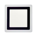 Ver imagem 3 de Painel Led Taschibra Quadrado Embutir 18+6w Dual Color Black Bivolt