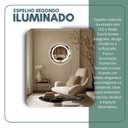 Ver imagem 4 de Espelho Redondo 60cm com 2 Leds Touch Reduna