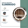 Espelho Redondo 60cm com 2 Leds Touch Reduna - 5