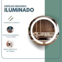 Ver imagem 5 de Espelho Redondo 60cm com 2 Leds Touch Reduna