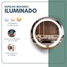 Espelho Redondo 60cm com 2 Leds Touch Reduna - 6