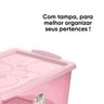 Mini Caixa Organizadora Pequena com Trava 400 ml Rose - 3