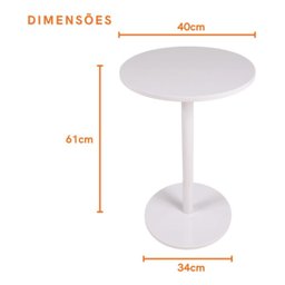 Mesa de Apoio para Sala Decorar Ambiente de Canto para Quarto - 2