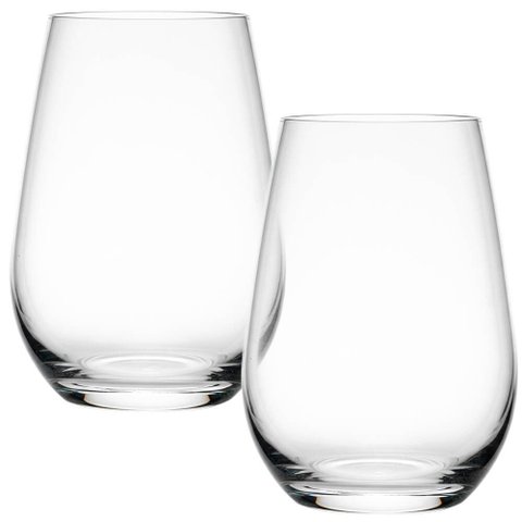 Jogo de Copos de Cristal Transparente Versat 500ml 2 Peças - Seu Lar