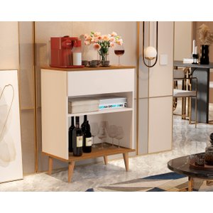 Buffet Aparador Cantinho do Café Beatriz Off White/freijó