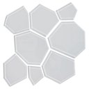 Ver imagem 1 de Mosaico de Vidro Croco White 32x32cm - 1713002001