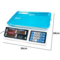 Balança Eletronica Digital Alta Precisão 40kg Comercial - 5