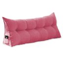 Ver imagem 1 de Almofada Cabeceira Ana Cama Solteiro 90cm Suede Rosa Mz Decor