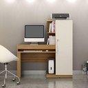 Ver imagem 1 de Escrivaninha Ambiente Office Cinamomo Off White - Valdemóveis