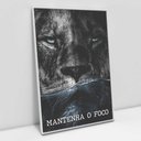 Ver imagem 1 de Quadro Motivacional em Telas Canvas Mantenha o Foco TaColado Moldura Flutuante 4,5cm Branca 90 x 60c