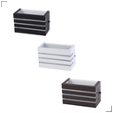 Ver imagem 5 de Kit com 5 Arandelas Frisada de 15cm:marrom