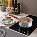 Ver imagem 2 de Panela Tramontina Romagna Aço Inox Cerâmico Marfim 18 Cm 2,25 L
