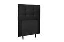 Ver imagem 1 de Cabeceira Cama Box Solteiro 90cm - Preto Suede