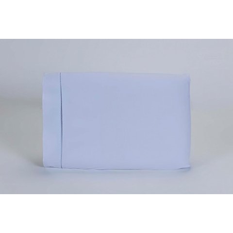 2 Fronhas King 50x70 100% Algodão 300 Fios Ponto Palito Branco