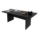 Ver imagem 4 de Mesa de Reunião para Escritório 6 Lugares 200x100cm Me4119 Preto - Tecno Mobili