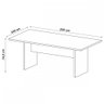 Mesa de Reunião Preto Me4119 - Tecno Mobili - 3