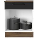 Ver imagem 3 de Balcão em Aço de Cozinha 65cm com Tampo 1 Porta 1 Gaveta Exclusive Itatiaia