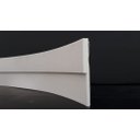 Ver imagem 1 de Roda Teto, Moldura De Teto, Sanca Teto De Eva Adesivo E Flexível *e7 10cmx 1cm 10 Metros* Branco