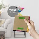 Ver imagem 4 de Geométrico Linhas Horizontais Coloridas - Quadros ou Placas Modulares com 9 Peças