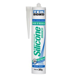 Silicone Base D'água 305g Branco Tekbond