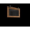 Ver imagem 2 de Painel Safira 1.35 com Prateleira P- Tvs Ate 50'' Off White