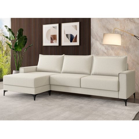 Sofá 3 Lugares Lado Esquerdo Coleção Premium