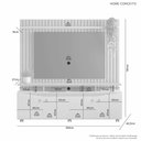 Ver imagem 4 de Home para Tv 65'' Conceito Ripado C/ Rodízios Giratorios:cinamomo/off