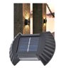 Luminaria Solar Led Parede Arandela Balizador Resistente Agua Spot Luz Patio Escada Quintal Jardim - 1