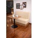 Ver imagem 1 de Booth Lugano Premium Design Moderno Luxo - Corano:Bege/1,20m