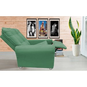 Poltrona Reclinavel Sala De Estar Astra Amamentação Verde