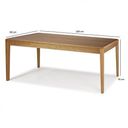 Ver imagem 3 de Mesa de Madeira Tampo MDF 160cm Angra Bege/Verniz/Mel