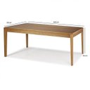 Ver imagem 3 de Mesa de Madeira Tampo MDF 160cm Angra 