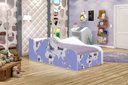Ver imagem 4 de Cama Infantil com Colchão Mapa de Viagens 100% Mdf para Quarto Infantil