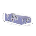 Ver imagem 2 de Cama Infantil com Colchão Mapa de Viagens 100% Mdf para Quarto Infantil