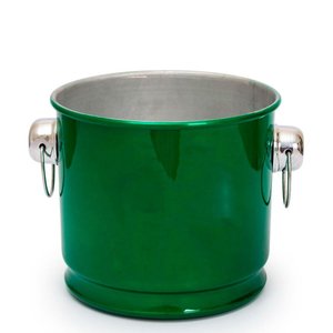 Balde de Gelo e Cerveja Térmico em Alumínio 12L Grande - Verde Green