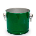Ver imagem 1 de Balde de Gelo e Cerveja Térmico em Alumínio 12L Grande - Verde Green