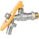 Ver imagem 4 de Torneira de Metal com Porta Cadeado para Jardim Quintal Tanque 1/2" | Fertak | Kit 10 Un