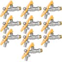 Ver imagem 1 de Torneira de Metal com Porta Cadeado para Jardim Quintal Tanque 1/2" | Fertak | Kit 10 Un