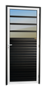 Ver imagem 1 de Porta de Cozinha Alumínio 86 Esq Vrefl.Mix Preto Brimak