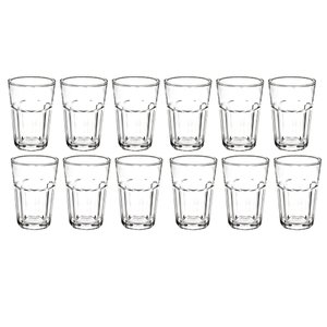 Conjunto 12 Copos Vidro Casual 350ml Class Home