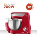 Ver imagem 2 de Batedeira Planetária Mondial Premium 4,5l Vermelho/inox 700w 127v - Bp-02p-r-ti