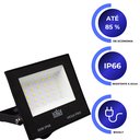 Ver imagem 2 de Refletorledsmd 50w Branco Frio 6000k 4500lm Ip66 Bivolt Roya