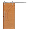 Ver imagem 2 de Porta Correr 11 Trilho Soft Aparente Puxador Tubo 60cm 120cm X 210cm  Concept Rodam Abertura Direita