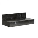 Ver imagem 2 de Bancada em Porcelanato para Banheiro 80cm Pró para Cuba de Apoio Preto/Black