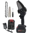 Ver imagem 1 de Mini Motosserra Eletrica 48v de Mao sem Fio Portatil